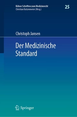 Abbildung von Jansen | Der Medizinische Standard | 1. Auflage | 2019 | beck-shop.de