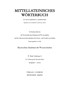 Cover:, Mittellateinisches Wörterbuch  50. Lieferung (intrepidus - irroro)