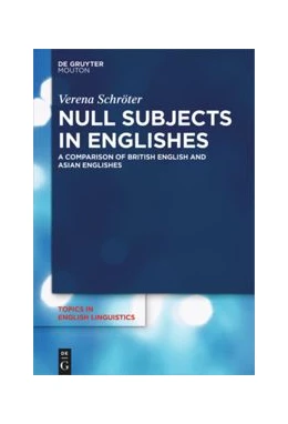 Abbildung von Schröter | Null Subjects in Englishes | 1. Auflage | 2019 | beck-shop.de