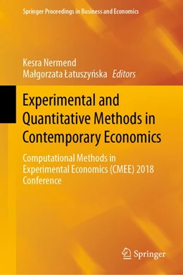 Abbildung von Nermend / Latuszynska | Experimental and Quantitative Methods in Contemporary Economics | 1. Auflage | 2019 | beck-shop.de
