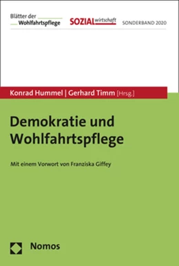 Abbildung von Hummel / Timm | Demokratie und Wohlfahrtspflege | 1. Auflage | 2020 | beck-shop.de