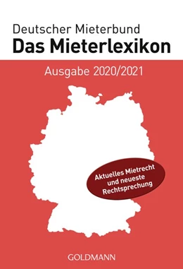 Abbildung von Deutscher Mieterbund Verlag Gmbh | Das Mieterlexikon - Ausgabe 2020/2021 | 1. Auflage | 2020 | beck-shop.de