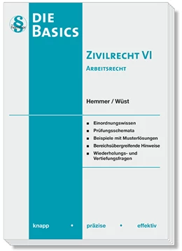 Abbildung von Hemmer / Wüst | Basics Zivilrecht 6. Arbeitsrecht | 7. Auflage | 2019 | beck-shop.de