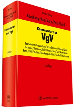 Abbildung von Kus / Marx | Kommentar zur VgV | 2. Auflage | 2021 | beck-shop.de