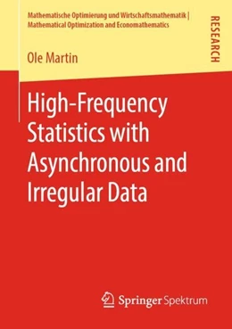 Abbildung von Martin | High-Frequency Statistics with Asynchronous and Irregular Data | 1. Auflage | 2019 | beck-shop.de