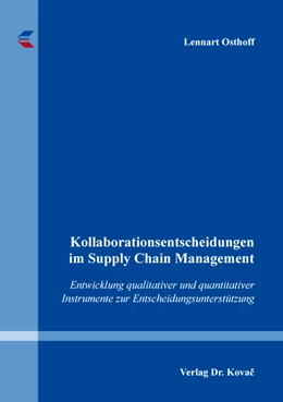 Abbildung von Osthoff | Kollaborationsentscheidungen im Supply Chain Management | 1. Auflage | 2020 | 66 | beck-shop.de