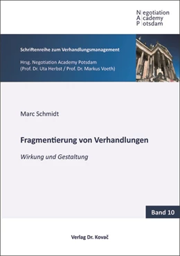 Abbildung von Schmidt | Fragmentierung von Verhandlungen | 1. Auflage | 2020 | 10 | beck-shop.de