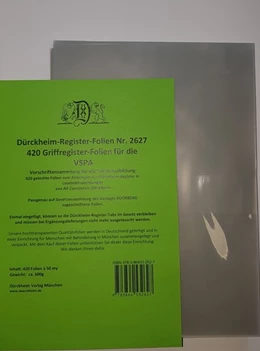 Abbildung von von Dürckheim | 420 Dürckheim-Griffregister-Folien für die VSPA-Bayern | 1. Auflage | 2019 | beck-shop.de