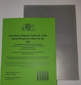 Abbildung von von Dürckheim | 450 Dürckheim-Griffregister-Folien für die VSV-Bayern | 1. Auflage | 2019 | beck-shop.de