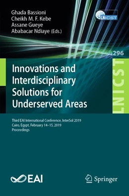 Abbildung von Bassioni / Kebe | Innovations and Interdisciplinary Solutions for Underserved Areas | 1. Auflage | 2019 | beck-shop.de