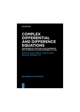 Abbildung von Filipuk / Lastra | Complex Differential and Difference Equations | 1. Auflage | 2019 | beck-shop.de