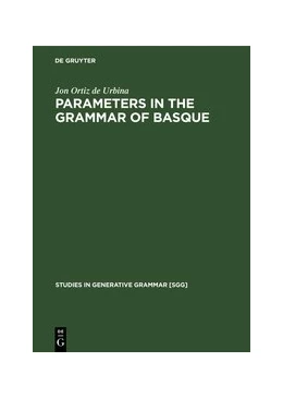 Abbildung von Ortiz De Urbina | Parameters in the grammar of Basque | 1. Auflage | 2019 | beck-shop.de