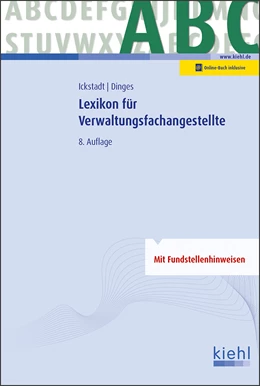 Abbildung von Ickstadt / Dinges | Lexikon für Verwaltungsfachangestellte | 8. Auflage | 2020 | beck-shop.de