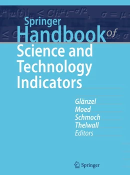 Abbildung von Glänzel / Moed | Springer Handbook of Science and Technology Indicators | 1. Auflage | 2019 | beck-shop.de