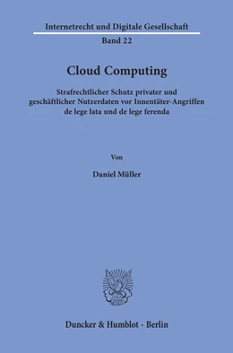 Abbildung von Müller | Cloud Computing. | 1. Auflage | 2020 | beck-shop.de