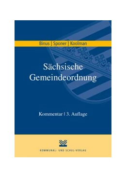 Abbildung von Binus / Sponer | Sächsische Gemeindeordnung | 3. Auflage | 2020 | beck-shop.de