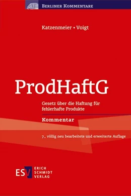 Abbildung von Katzenmeier / Voigt | ProdHaftG | 7. Auflage | 2020 | beck-shop.de