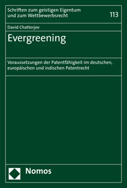 Abbildung von Chatterjee | Evergreening | 1. Auflage | 2019 | 113 | beck-shop.de