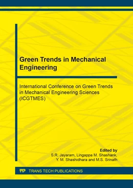 Abbildung von Jayaram / Shashank | Green Trends in Mechanical Engineering | 1. Auflage | 2019 | beck-shop.de