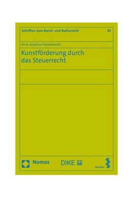 Abbildung von Hammerich | Kunstförderung durch das Steuerrecht | 1. Auflage | 2019 | 30 | beck-shop.de