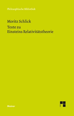 Abbildung von Schlick / Engler | Texte zu Einsteins Relativitätstheorie | 1. Auflage | 2019 | beck-shop.de