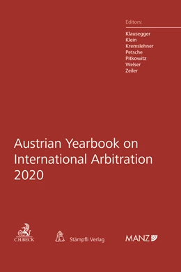 Abbildung von Klausegger / Klein | Austrian Yearbook on International Arbitration 2020 | 1. Auflage | 2020 | beck-shop.de