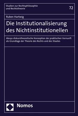 Abbildung von Hartwig | Die Institutionalisierung des Nichtinstitutionellen | 1. Auflage | 2020 | Band 72 | beck-shop.de