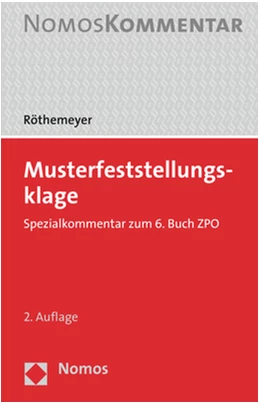 Abbildung von Röthemeyer | Musterfeststellungsklage | 2. Auflage | 2020 | beck-shop.de