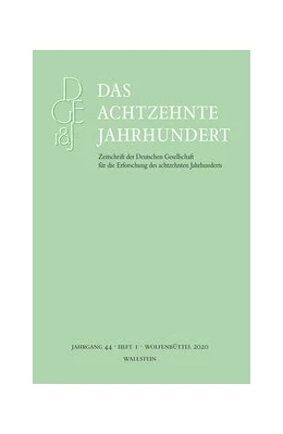Abbildung von Stockhorst | Das achtzehnte Jahrhundert 44/1 | 1. Auflage | 2020 | beck-shop.de