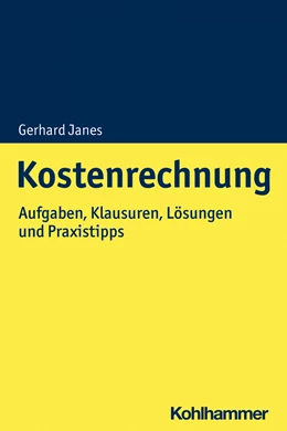 Abbildung von Janes | Kostenrechnung | 1. Auflage | 2021 | beck-shop.de