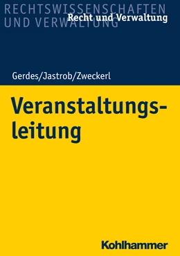 Abbildung von Gerdes / Jastrob | Veranstaltungsleitung | 1. Auflage | 2024 | beck-shop.de