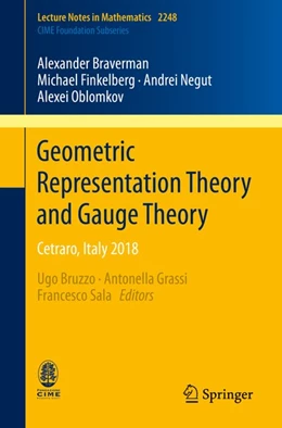 Abbildung von Bruzzo / Grassi | Geometric Representation Theory and Gauge Theory | 1. Auflage | 2019 | beck-shop.de