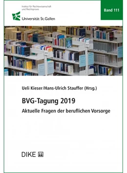 Abbildung von Kieser / Stauffer (Hrsg.) | BVG-Tagung 2019 | 1. Auflage | 2020 | Band 111 | beck-shop.de