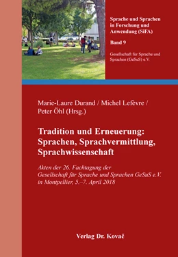 Abbildung von Durand / Lefèvre | Tradition und Erneuerung: Sprachen, Sprachvermittlung, Sprachwissenschaft | 1. Auflage | 2020 | 9 | beck-shop.de