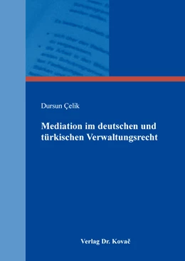 Abbildung von Çelik | Mediation im deutschen und türkischen Verwaltungsrecht | 1. Auflage | 2020 | 23 | beck-shop.de
