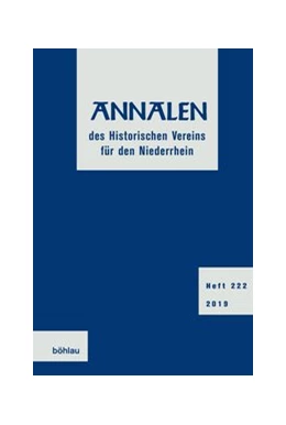 Abbildung von Annalen des Historischen Vereins für den Niederrhein | 1. Auflage | 2019 | beck-shop.de