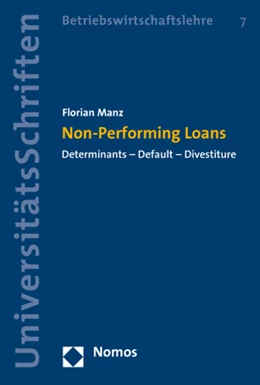Abbildung von Manz | Non-Performing Loans | 1. Auflage | 2019 | Band 7 | beck-shop.de