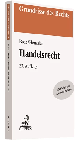 Abbildung von Brox / Henssler | Handelsrecht | 23. Auflage | 2020 | beck-shop.de
