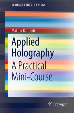 Abbildung von Baggioli | Applied Holography | 1. Auflage | 2019 | beck-shop.de