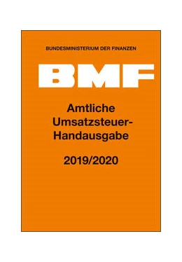 Abbildung von Amtliche Umsatzsteuer-Handausgabe 2019/2020 | 1. Auflage | 2020 | beck-shop.de