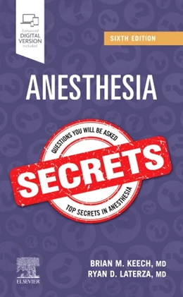 Abbildung von Keech / Laterza | Anesthesia Secrets | 6. Auflage | 2020 | beck-shop.de