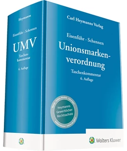 Abbildung von Eisenführ / Schennen | Unionsmarkenverordnung | 6. Auflage | 2020 | beck-shop.de