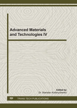 Abbildung von Kolisnychenko | Advanced Materials and Technologies IV | 1. Auflage | 2020 | beck-shop.de
