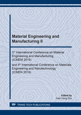 Abbildung von Zhu | Material Engineering and Manufacturing II | 1. Auflage | 2020 | beck-shop.de