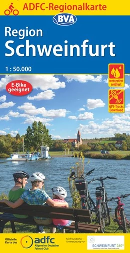 Abbildung von ADFC-Regionalkarte Schweinfurt, 1:50.000, reiß- und wetterfest, GPS-Tracks Download | 1. Auflage | 2020 | beck-shop.de