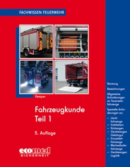 Abbildung von Kemper | Fahrzeugkunde Teil 1 | 5. Auflage | 2020 | beck-shop.de