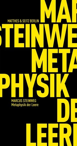 Abbildung von Steinweg | Metaphysik der Leere | 1. Auflage | 2020 | beck-shop.de