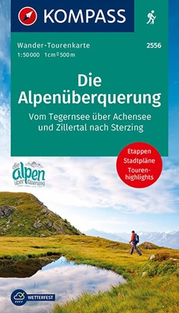 Abbildung von KOMPASS-Karten GmbH | KV WTK 2556 Die Alpenüberquerung 1:50 000 | 1. Auflage | 2020 | beck-shop.de