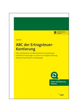 Abbildung von Cremer | ABC der Ertragsteuer-Kontierung (Online Version) | 1. Auflage | 2019 | beck-shop.de