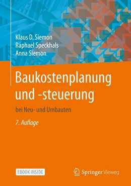 Abbildung von Siemon / Speckhals | Baukostenplanung und -steuerung | 7. Auflage | 2021 | beck-shop.de